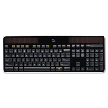 Logitech® K750 Wireless Solar Keyboard, Black freeshipping - TVN Wholesale